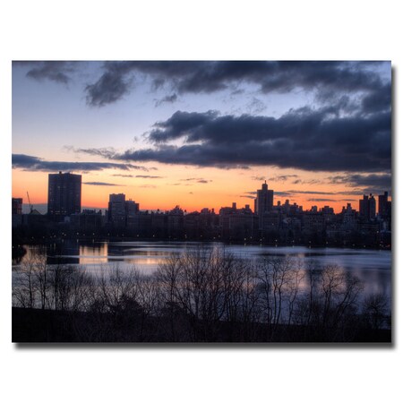 Trademark Fine Art Ariane Moshayedi 'Blue Morning II' Canvas Art, 16x24 AM0116-C1624GG